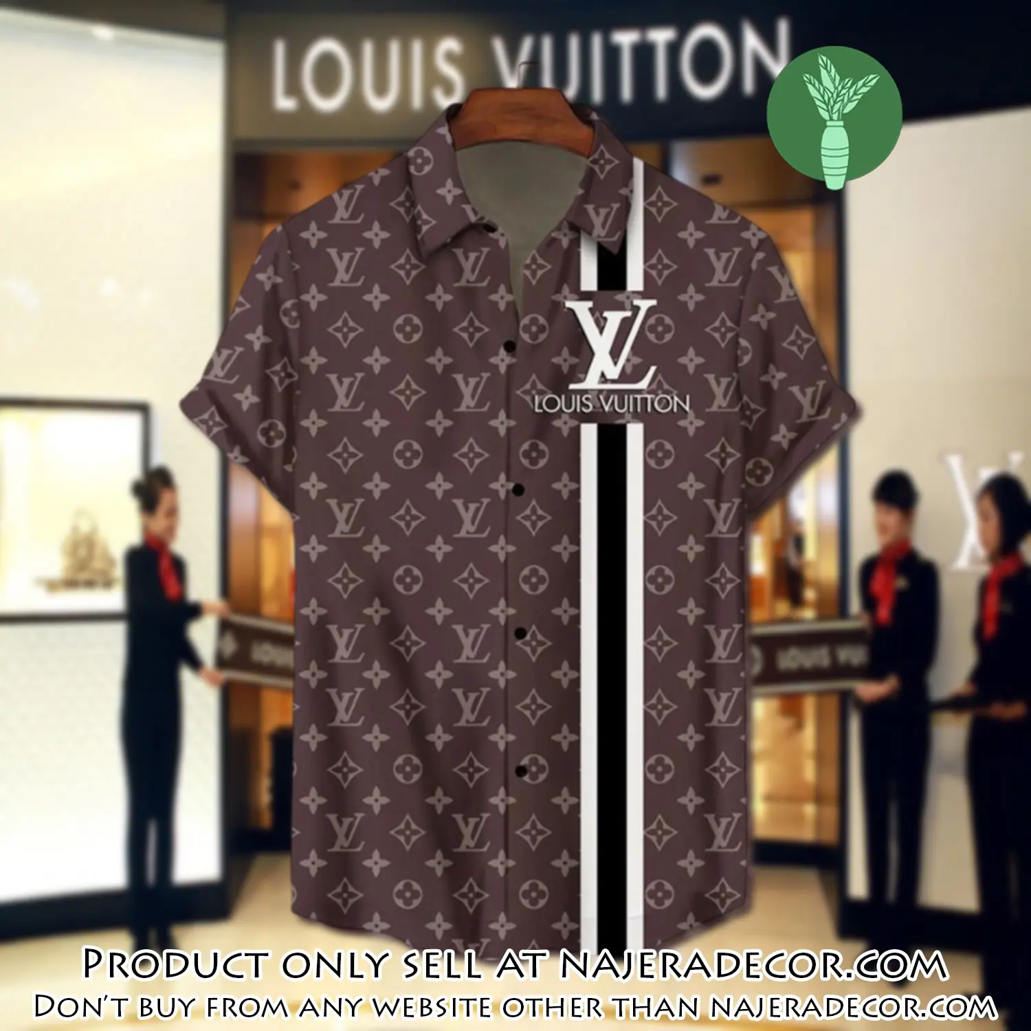 Lv louis vuitton luxury hawaiian shirt & short set lhs1192 njr2249946